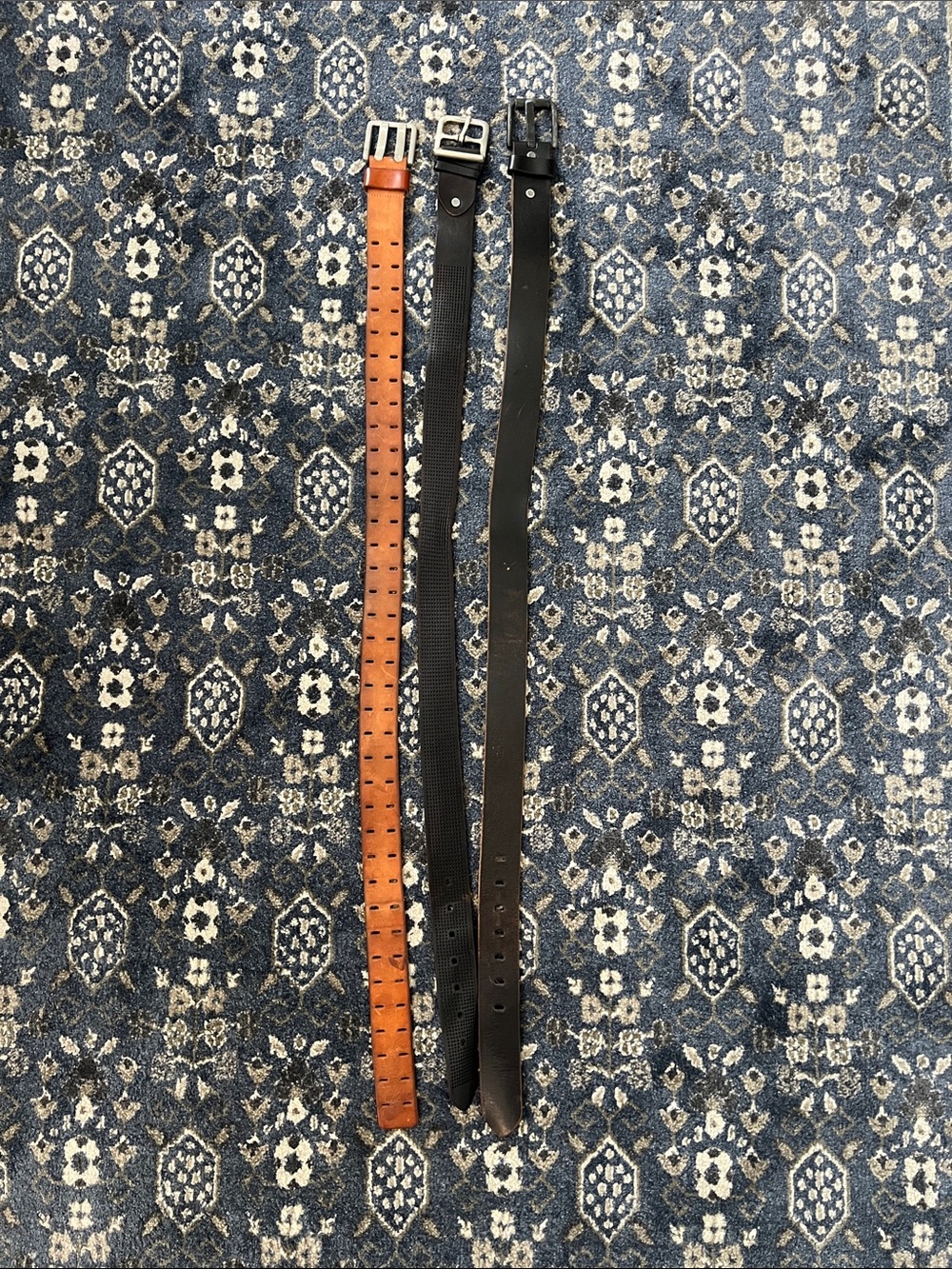 Men's Leather Belts in Black and Brown - Classic Everyday Style Size 34